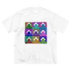 Heiwa_AriのSUMO WRESTLER (multicolor) ビッグシルエットTシャツ