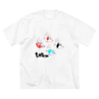 YASUPLANTS&AQUAのしゅりんプ ビッグシルエットTシャツ