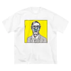 北風のゼリーのおじさんのメガネ革命（カラー）2 ビッグシルエットTシャツ