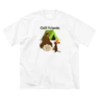 A&D Laid back lifeのChill friends  Big T-Shirt