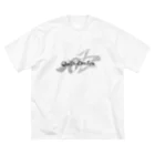 🍵善利休🍵の一日一善 -silver- ビッグシルエットTシャツ