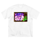 モダンラヂオの【昭和ヤンキー少女】レトロTV Ver. ビッグシルエットTシャツ