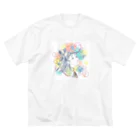 モダンラヂオの【オリエンタルガール】 ビッグシルエットTシャツ