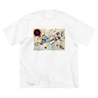 世界美術商店のコンポジションVIII / Composition VIII ビッグシルエットTシャツ