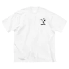 ライロクSTANDARDの“HANA DOG” ロゴ小 ビッグシルエットTシャツ