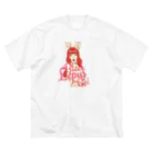  Black Lepusの Black Lepus girl ビッグシルエットTシャツ