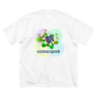 『NG （Niche・Gate）』ニッチゲート-- IN SUZURIの〇絵『額紫陽花h.t.』 ビッグシルエットTシャツ