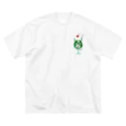 suisuiのメロンクリームソーダ ビッグシルエットTシャツ