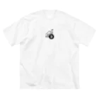 仮想通貨グッズショップの急上昇ビットコインシリーズVer.2（黒ロゴ） ビッグシルエットTシャツ