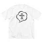 MANGA-BAのフキダシTシャツ（NO MANGA,NO LIFE.） Big T-Shirt