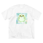 いちごずかん  StrawberryPicturebook🍓のかえるたん！ ビッグシルエットTシャツ