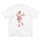 桜音ことこ企画のアメリカンダイナーcute ビッグシルエットTシャツ