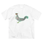 birds_snowdropsのこけちゃん ビッグシルエットTシャツ