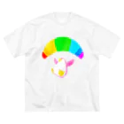 yummeeのパラシュートペンギン ビッグシルエットTシャツ