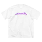 ドルオタ - アイドルオタク向けショップの__yuuadb__ ロゴ 紫 Big T-Shirt