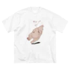 molewaterのusagi-WIN- ビッグシルエットTシャツ