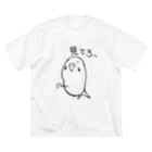 鳥ラブの考えるインコ ビッグシルエットTシャツ