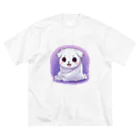 Vasetti_pressのオバケ子犬 ビッグシルエットTシャツ