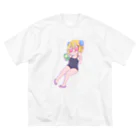 みノノン🍀のみノノンママTee”summer” ビッグシルエットTシャツ