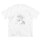 M.aphのMA-1 Statue of Liberty Big T-Shirt