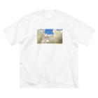 哉田飲料のあの日の空 ビッグシルエットTシャツ