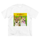 CELLOtoNERIのHOGOKKO PR ビッグシルエットTシャツ