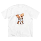 Vasetti_pressのパーカーを着ているワンちゃん Big T-Shirt