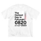 blastmediaのThe Hottest Day in Fukusaki & Japan ビッグシルエットTシャツ