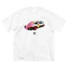 コンビニエンス333の旧車にアイス ビッグシルエットTシャツ