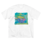 onmycolorの楽描き店のはこぷく代さん Big T-Shirt