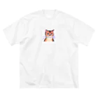 たかこのかわいい猫　ティナちゃん ビッグシルエットTシャツ