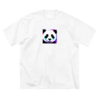 クリエイティブ・クリーチャーショップの蛍光ポップPANDA Big T-Shirt