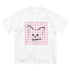 merongのぱぴよん♡ギンガム ビッグシルエットTシャツ