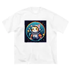 スペースキャットコレクションのコスモキャット ビッグシルエットTシャツ