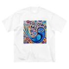 ノイトランナウェイのfollow me! bird Big T-Shirt