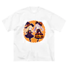 D.M@WORLDのハロウィンシスターズ ビッグシルエットTシャツ