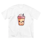 Vasetti_pressのタピオカミルクティー Big T-Shirt