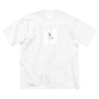 PAPIPAの　ハッピー猫　(満員御礼) ビッグシルエットTシャツ