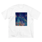 【抽象画】melty moon【フルイドアート】の瞼彩Ⅱ Big T-Shirt