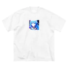 the blue seasonのるな (Luna) ビッグシルエットTシャツ