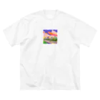 フィットネスパパの水彩のマニラグッズ Big T-Shirt