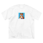 てっきんマンのドット絵ねこくん Big T-Shirt