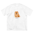 Oh!Ghostのおねだり犬 ビッグシルエットTシャツ