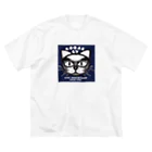 summerSHOPのロックな猫 ビッグシルエットTシャツ