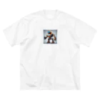 summerのショップのかっこいいロボットのイラストグッズ Big T-Shirt