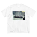 kyurakkoのSTAR FERRY  ビッグシルエットTシャツ