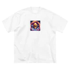 0413otoのクリプトアートです。 ビッグシルエットTシャツ