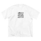 ワニが大好きなんですわの大理石 Big T-Shirt