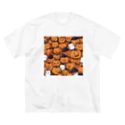 カツヒサ☆のハロウィン　かぼちゃグッズ ビッグシルエットTシャツ