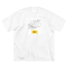 フルイチの趣味のベコベコバキバキTシャツ Big T-Shirt